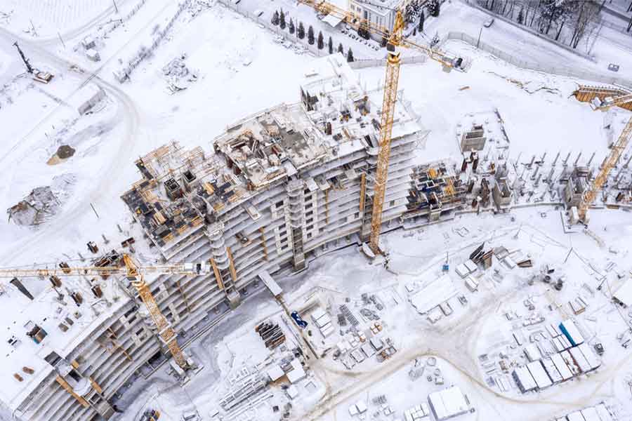 Cold weather concreting