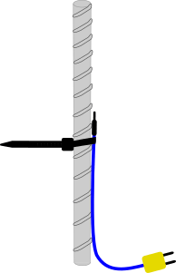 Installment of the temperature sensors.
