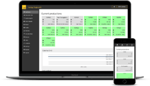 Maturix Precast Dashboard Mockup