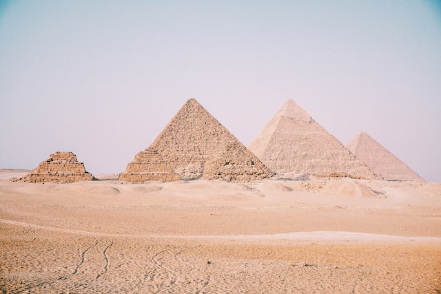 Pyramids in Egypt.