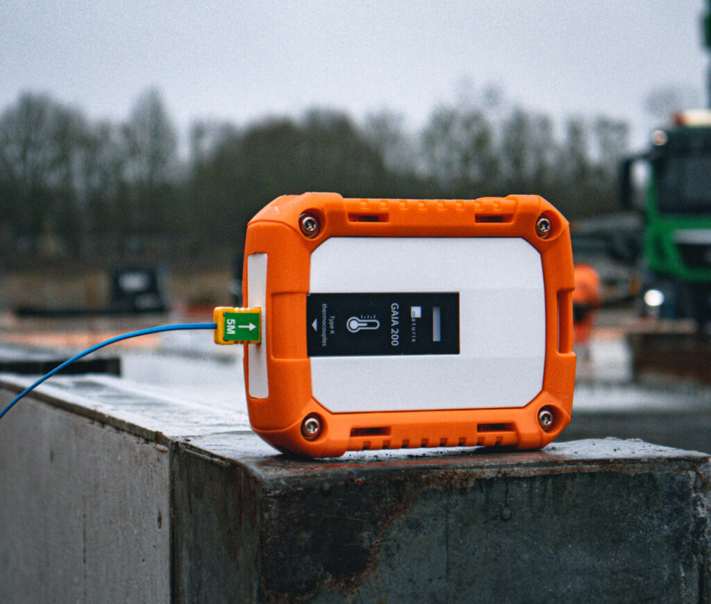 Gaia 200 in a construction site.